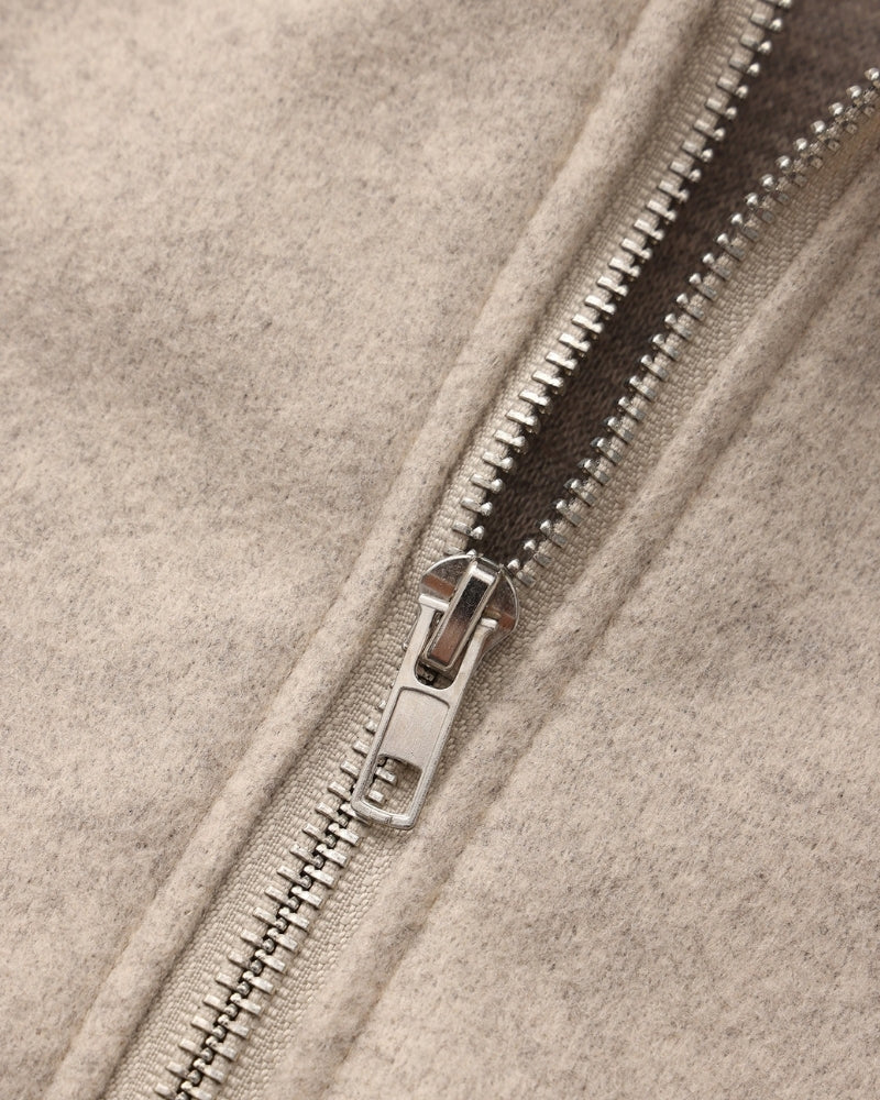 Zip-Up Wool Coat by Marlow