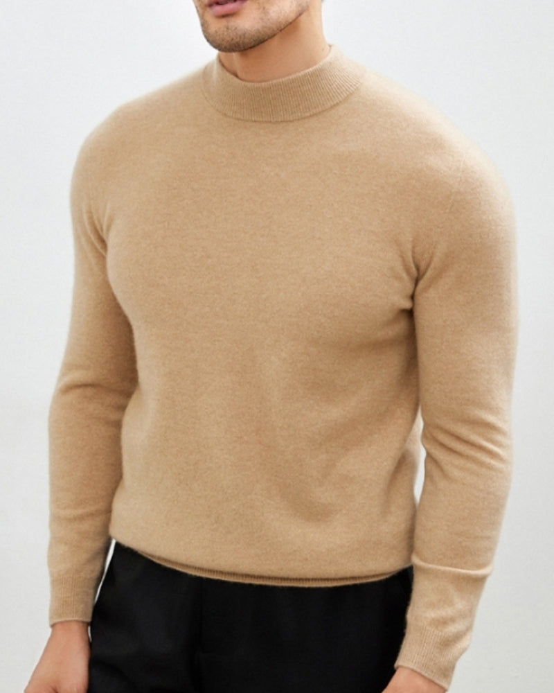 Cashmere Blend Turtleneck Sweater