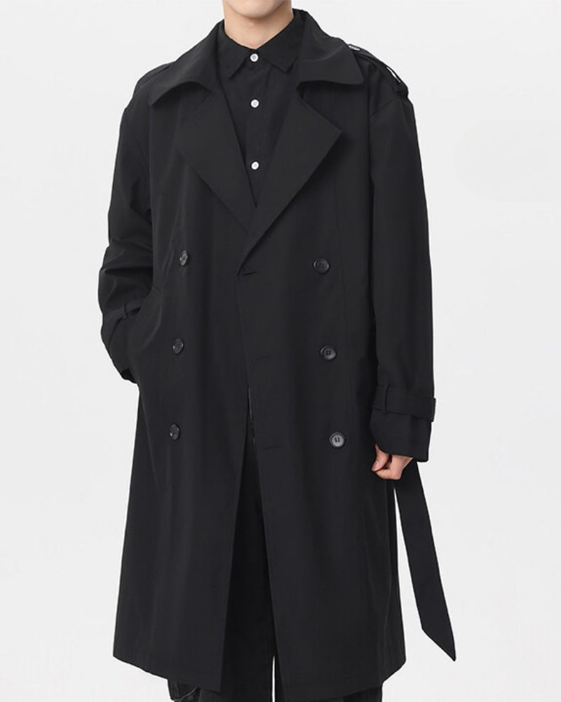 Timeless Double-Breasted Trench Coat