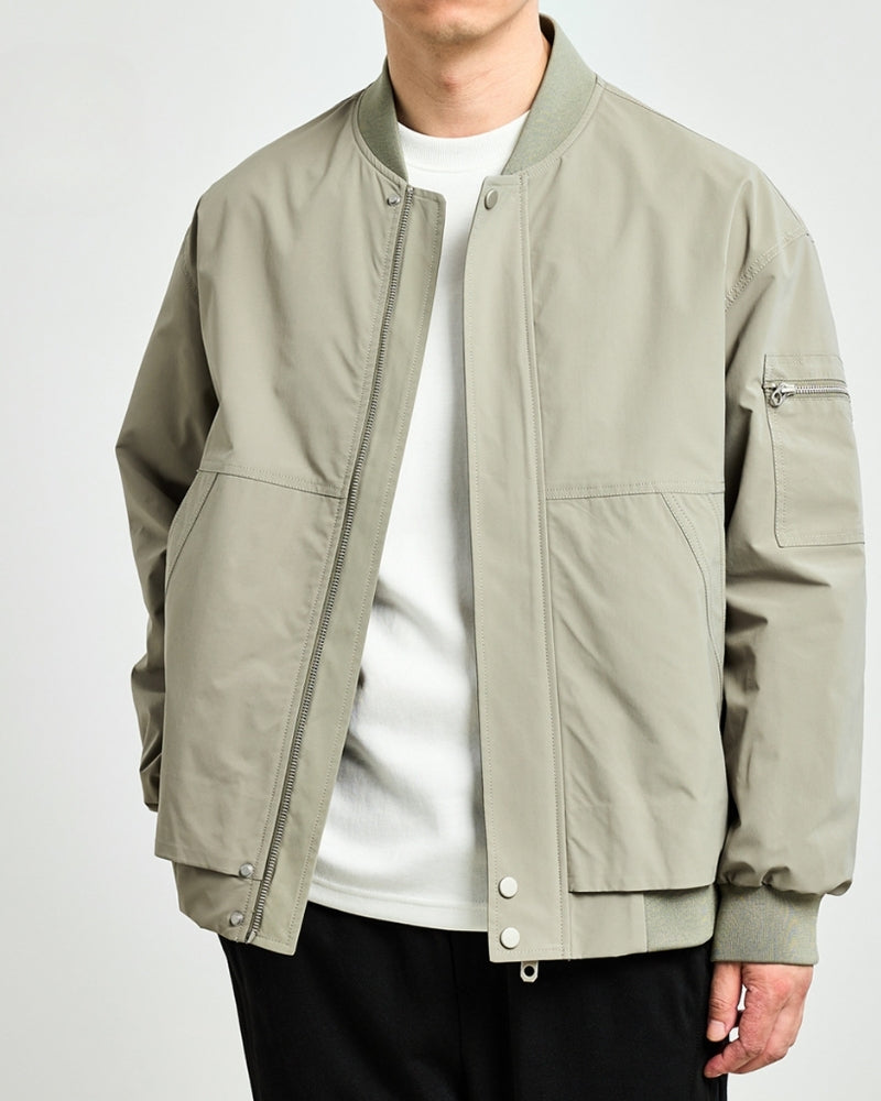 Streamlined Bomber Jacket