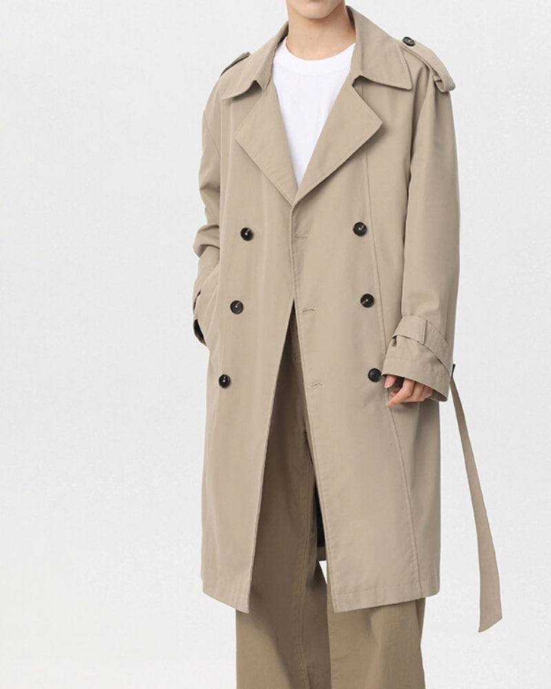 Timeless Double-Breasted Trench Coat