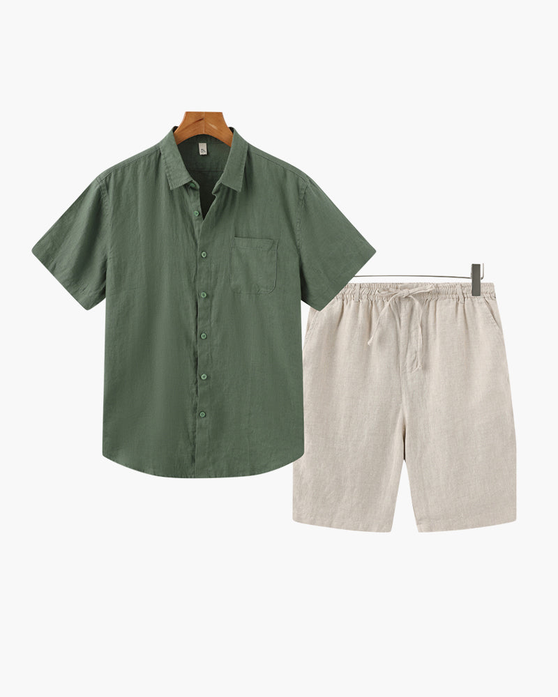 Classic Linen Shorts - Old Money Style