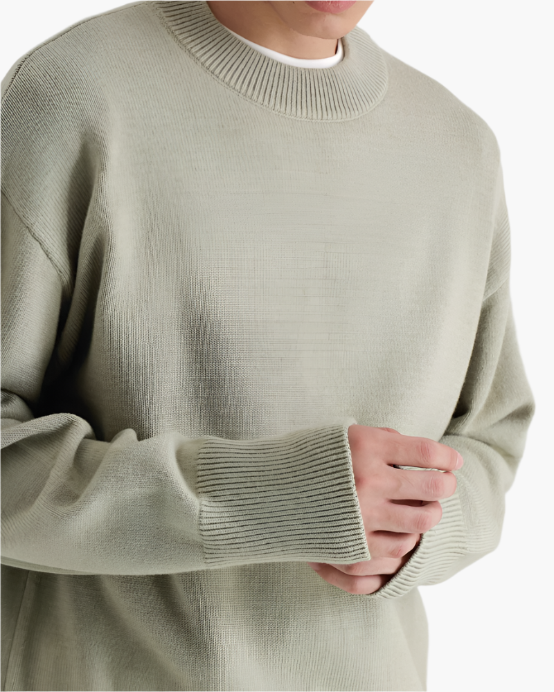 100% Pure Premium Wool Turtleneck Sweater