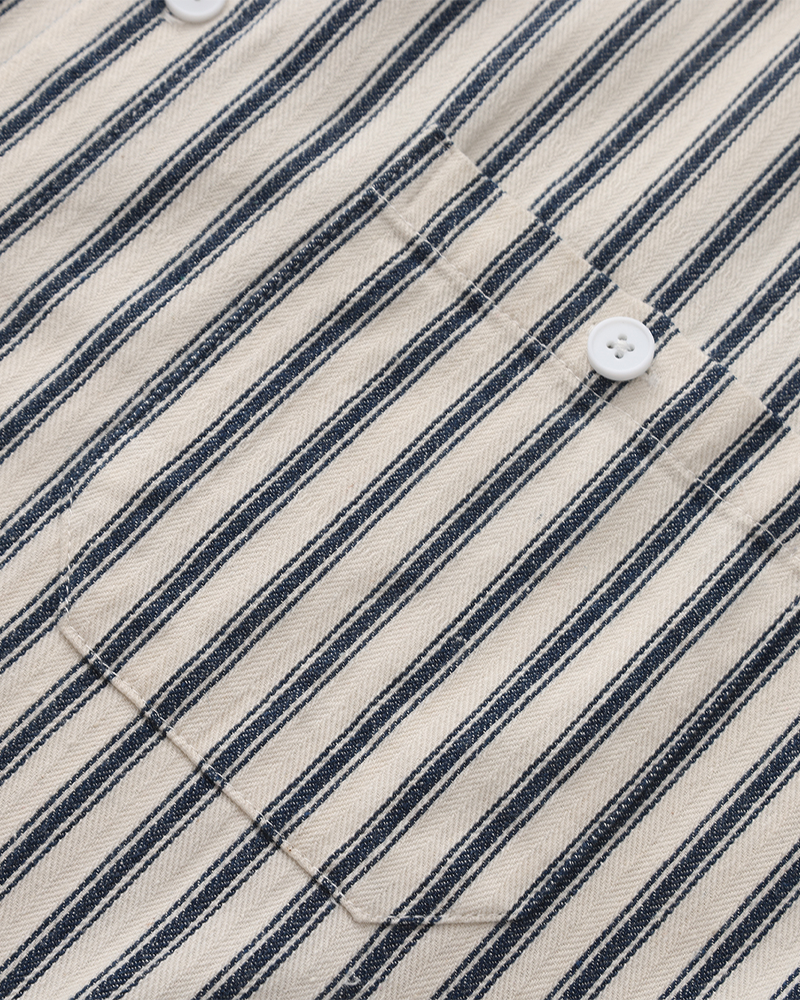 Men's Classic Striped Dress Shirt