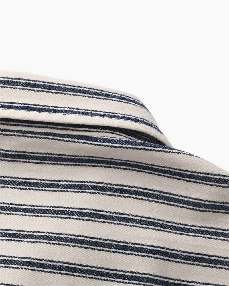 Men's Classic Striped Dress Shirt