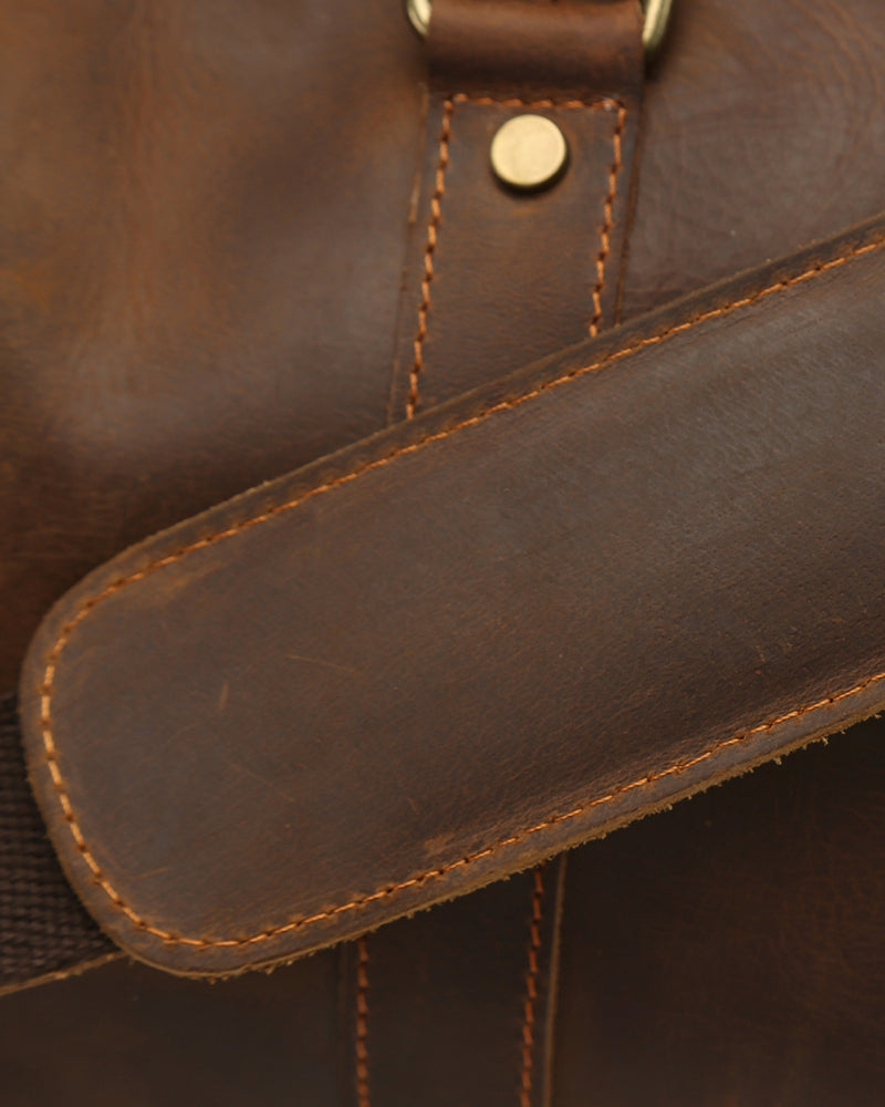 Montague Leather Weekend Bag