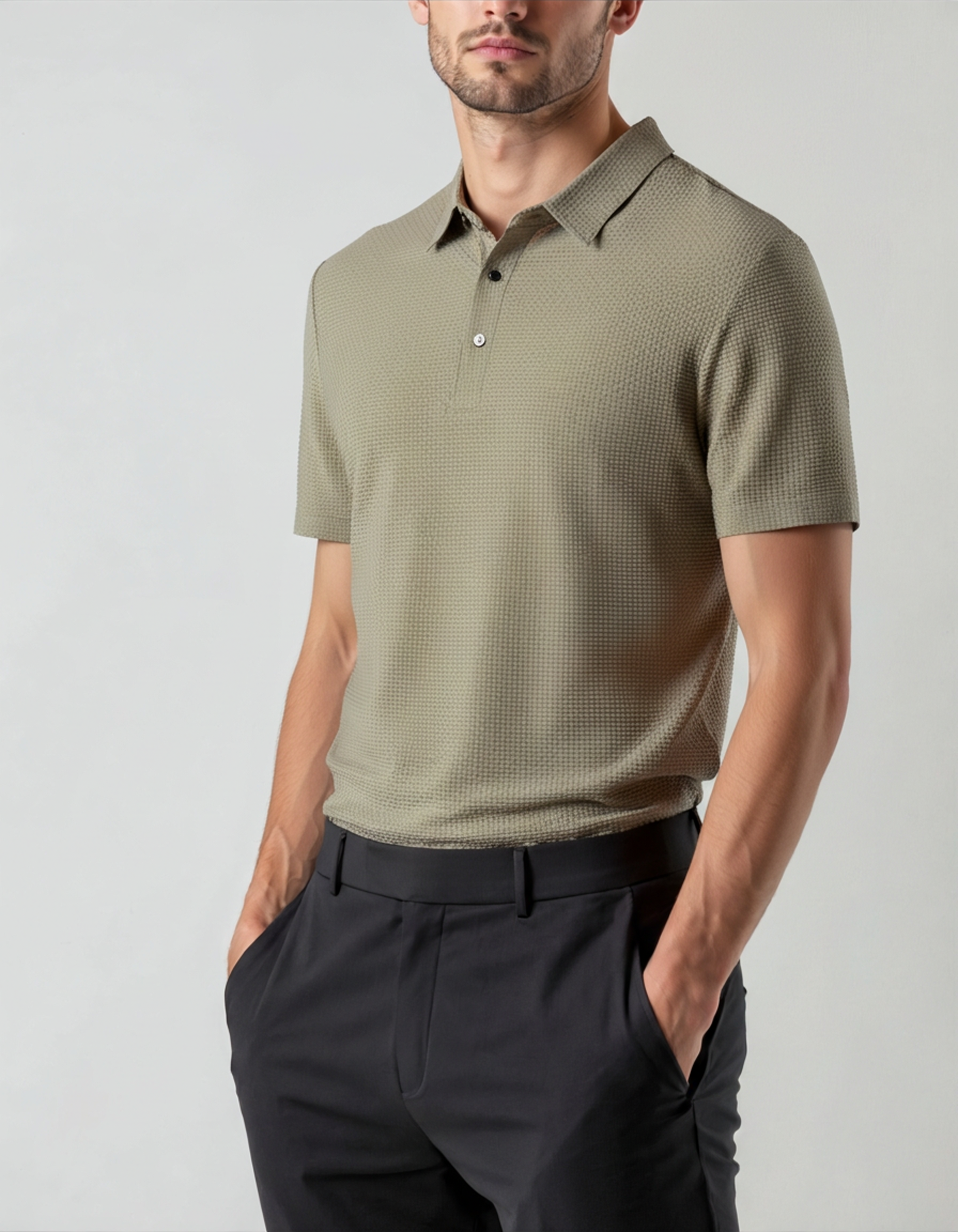 Prestigio Silk Polo Shirt (Wrinkle-Resistant)