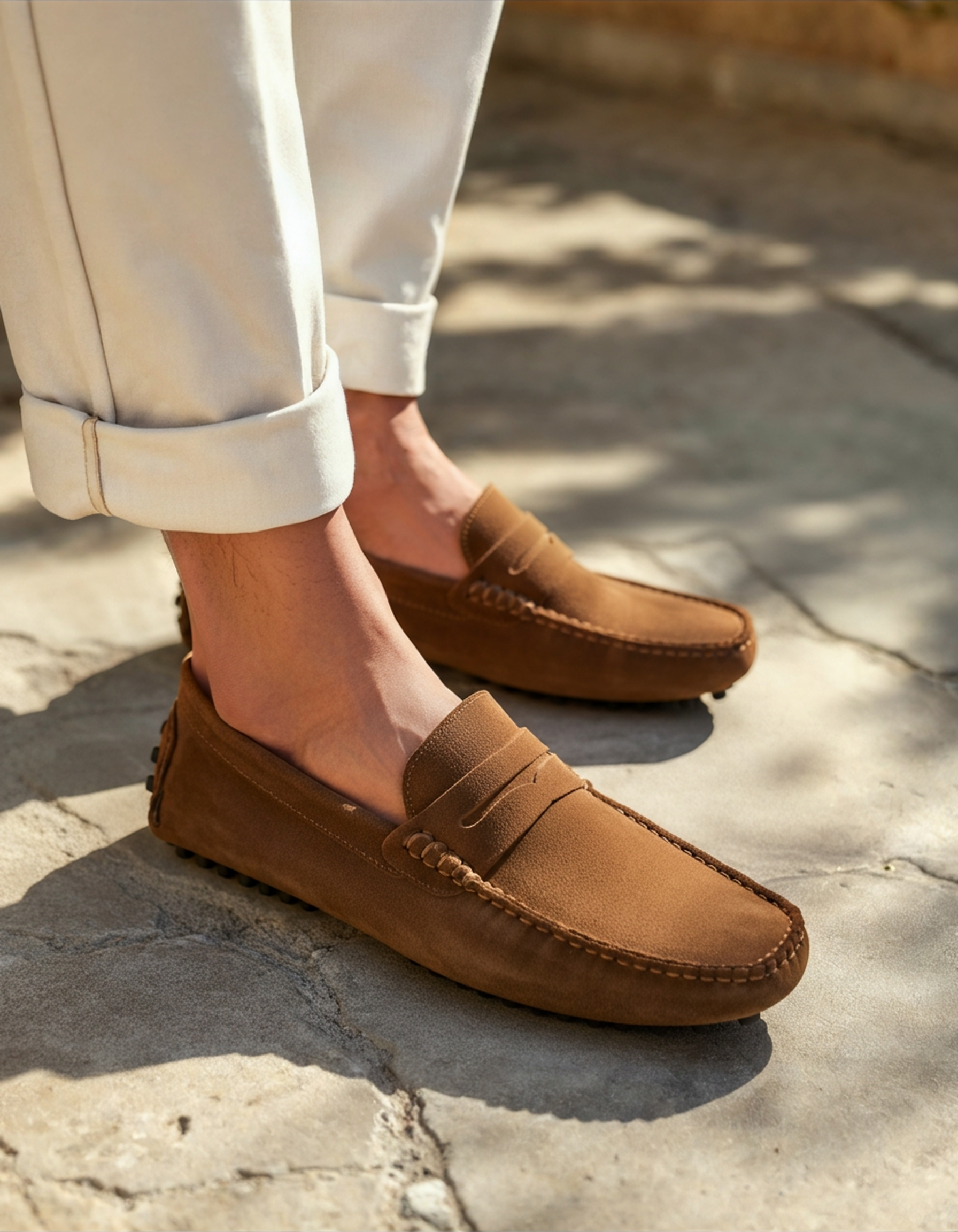 Suede Driving Moccasins