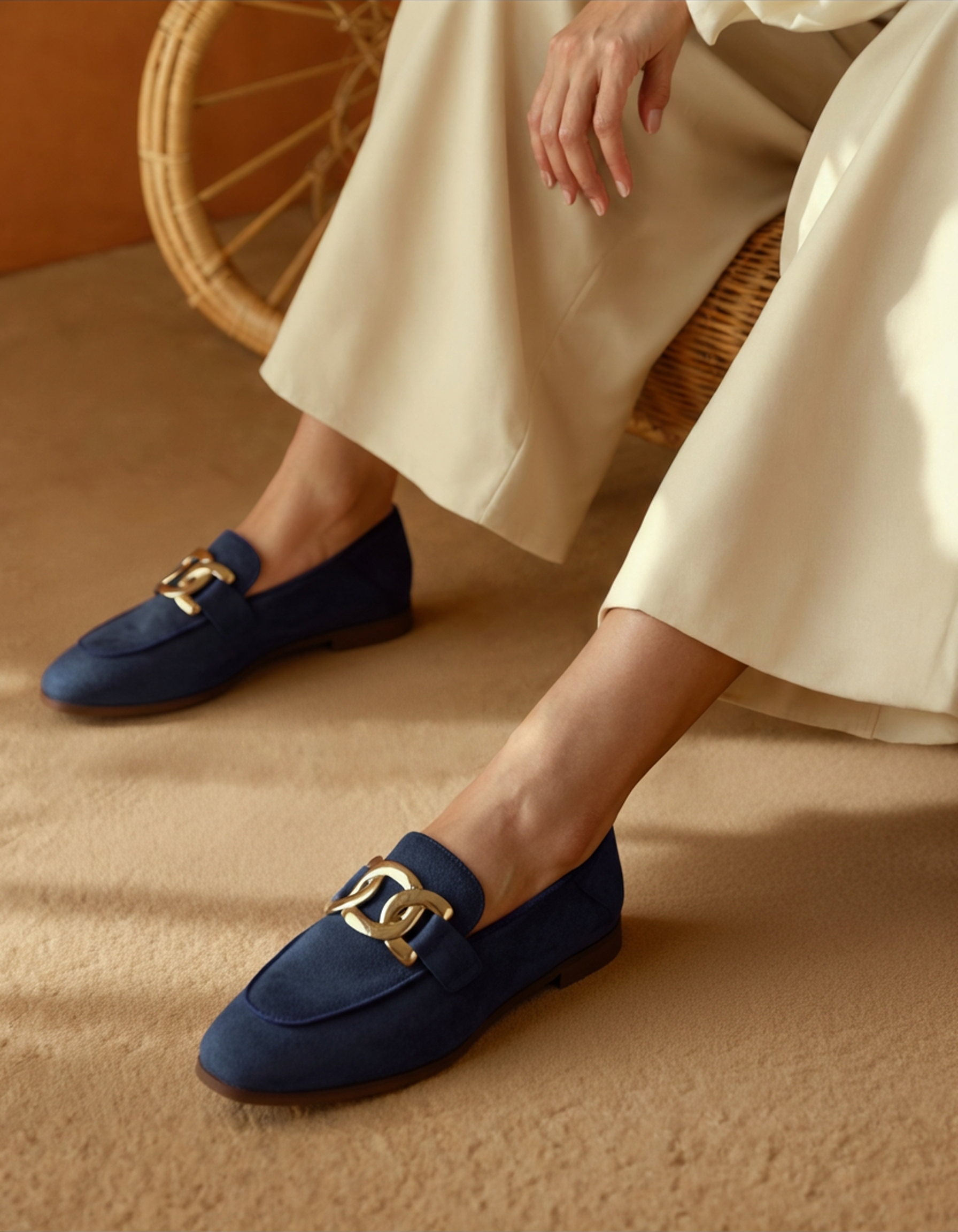 Suede Duchess Loafers